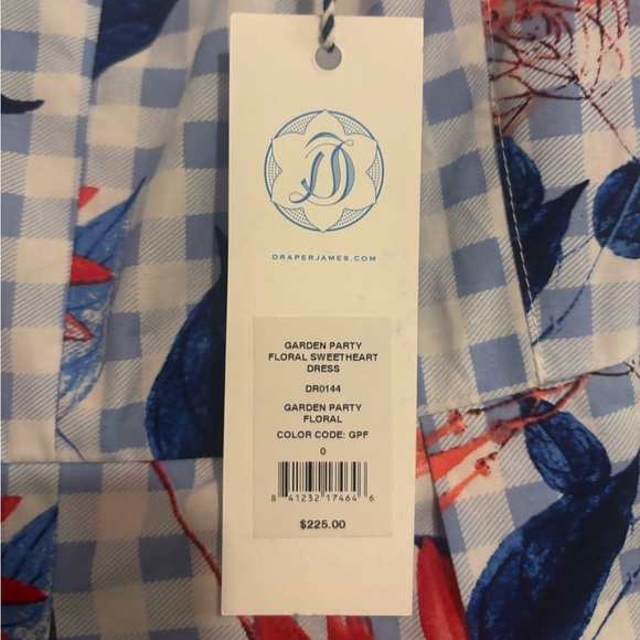 Draper James Garden Party Floral Sweetheart Dress - Picture 7 of 7